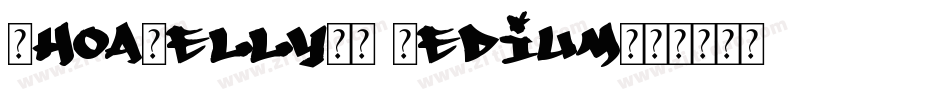WhoaNellyNF Medium字体转换